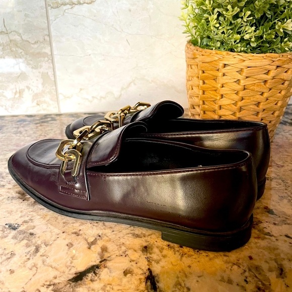 Zara Low heel penny loafers with faux patent leather - Picture 3 of 7